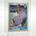 1990 Fleer Greg Vaughn Rookie Baseball Card #339 Mint FREE SHIPPING