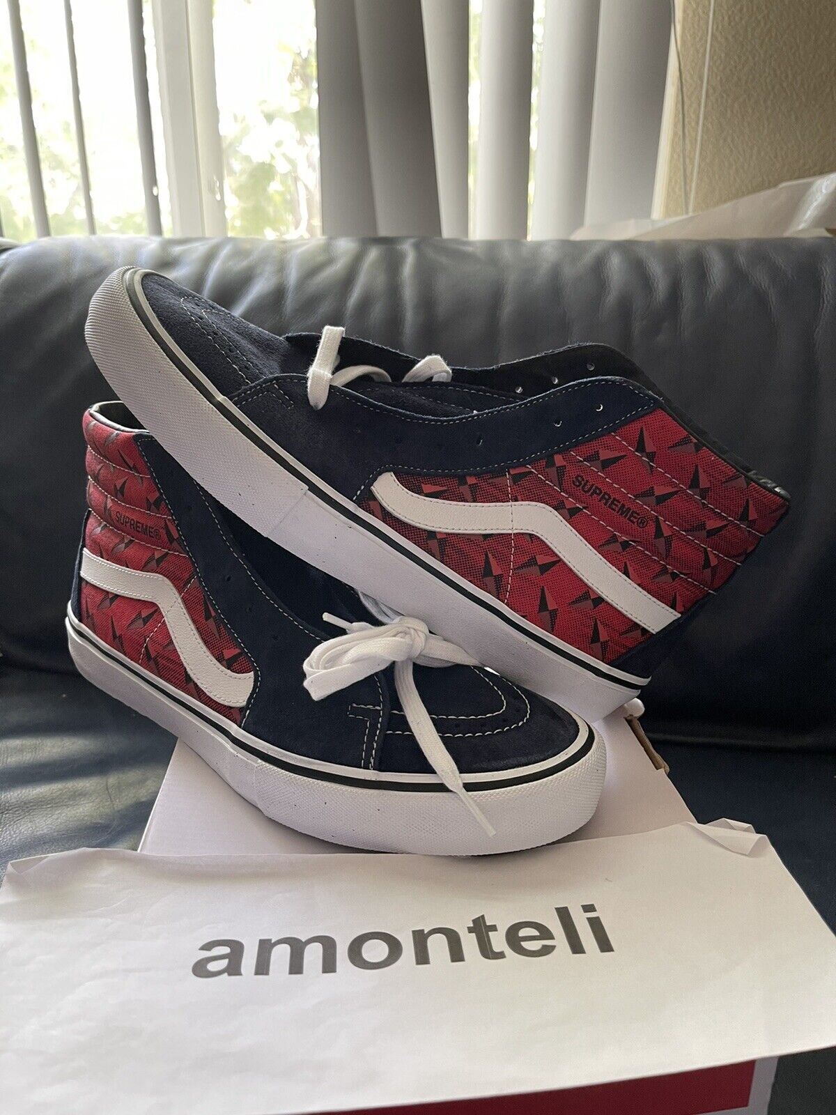 Supreme Vans Diamond Plate Sk8-Hi Pro 27