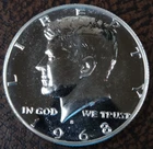 1968-S Kennedy Half Dollar Proof Silver US Mint Coin 50C 40%