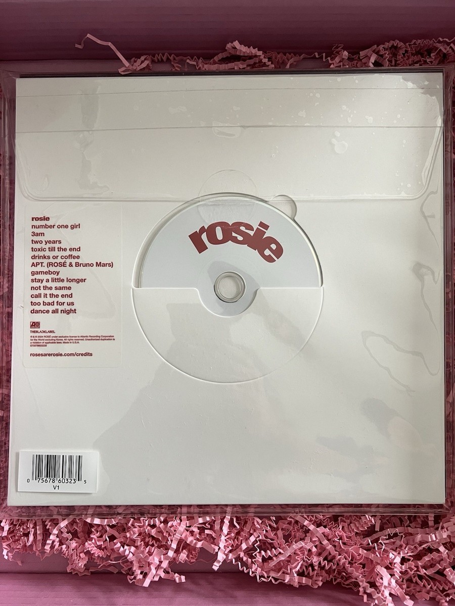 Bruno Mars Rosé APT. Pink Promo Boxset 7” Vinyl, Tshirt, CD, Book