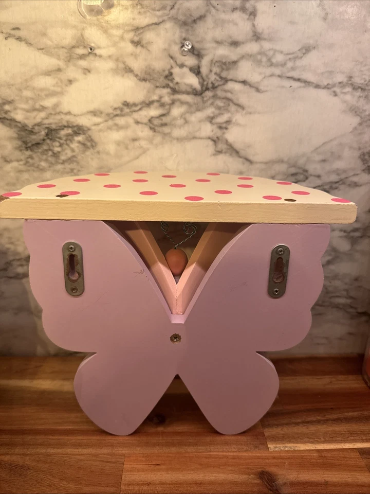 Estante mariposa maximalista decoración del hogar arte de pared colgante 3D principios de la década de 2000 Foto 3 de 3