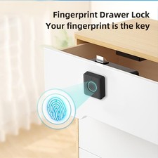 Durable Practical Functional Easy-To-Install Sleek Smart Fingerprint Drawer Lock
