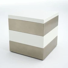 Tachikichi SHIRONERI Echizen Lacquer  3-Tier Jubako Box Set  Silver