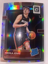 2022-23 Donruss Optic Nikola Jovic Holo Silver Prizm Rated Rookie #224 - Heat