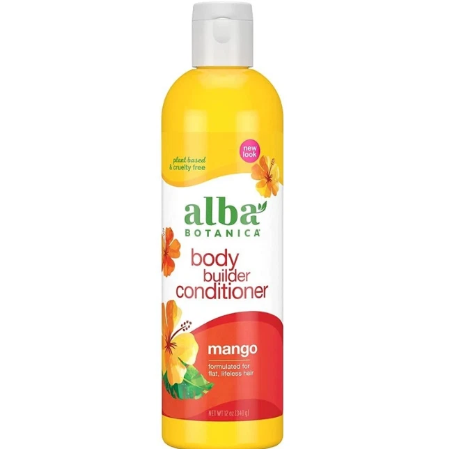 Acondicionador Alba Botanica Body Builder Mango 12 OZ paquete de 6 Foto 2 de 2