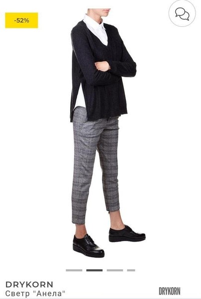 Women DRYKORN Sweater Navy Cashmere 40 / L / 48