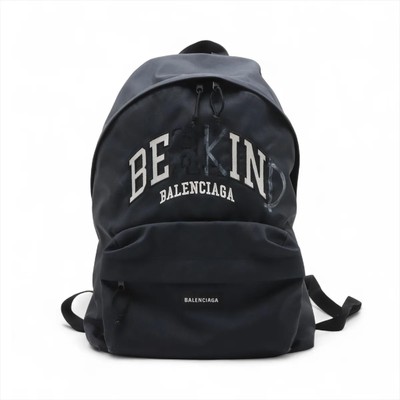 Balenciaga backpack navy new BALENCIAGA Navy Backpack 409010 Dark Navy Leather Backpack  main image 3