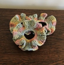 Handmade Crochet Scrunchie 100 Soft Cotton - Painted Desert