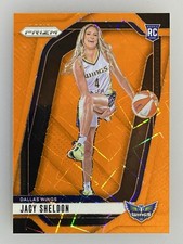 2024 Panini Prizm WNBA - Jacy Sheldon #141 Orange Velocity Prizm (RC)
