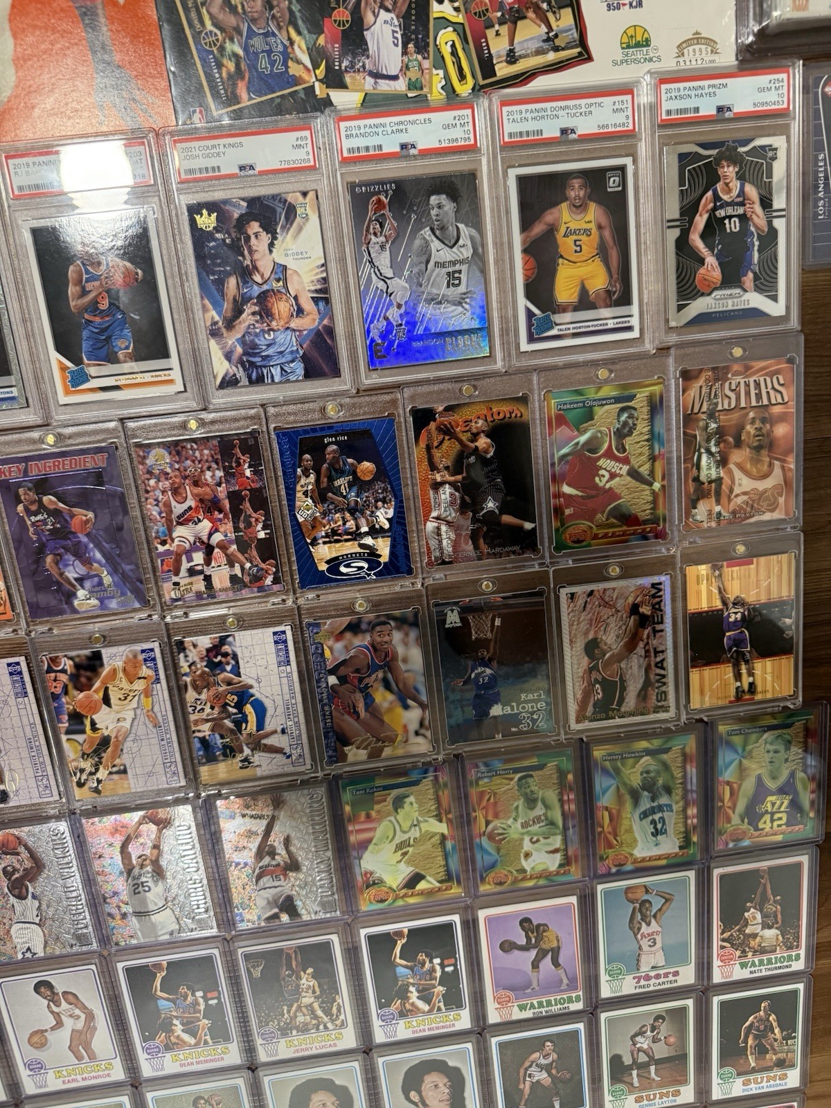 NBA COLLECTION 300+ Cards, 10 PSA 9/10, MJ Set, 70s Vintage, Rare 90s Inserts view 16