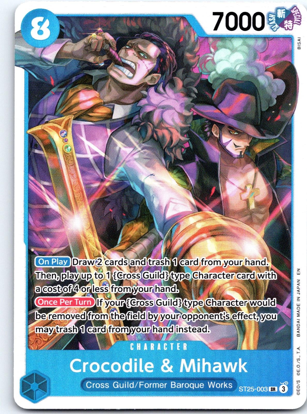 Crocodile & Mihawk ST25-003 Starter Deck 25: BLUE Buggy One Piece Foil NM