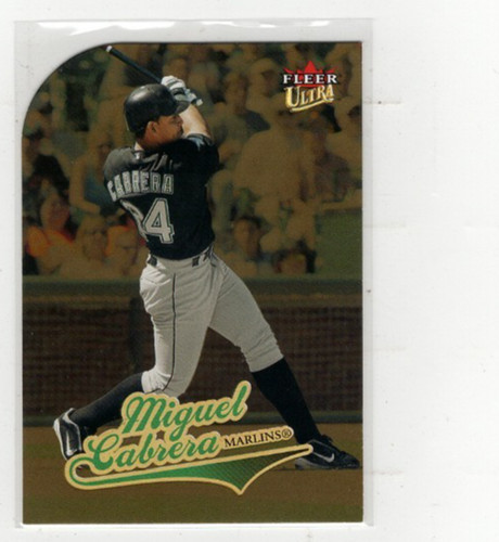 Miguel Cabrera [Gold Medalion] #232 2004 Ultra card