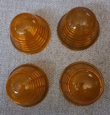 Arrow 3104 Vintage Plastic Amber Lenses Turn Signal Clearance Markers Lot Of 4 Arrow 3104 Vintage Plastic Amber Lenses Turn Signal Clearance Markers Lot Of 4