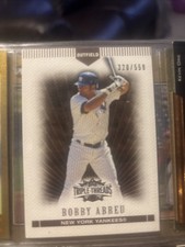 2007 Topps Triple Threads Sepia Bobby Abreu Card #32 Serial /559