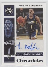 2021-22 Panini Chronicles Draft Picks Rookie Signatures Isaiah Miller Auto w5b