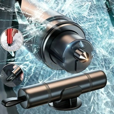 Aluminum Alloy Vehicle Emergency Tool Window Breaker Seat Belt Cutter Kit