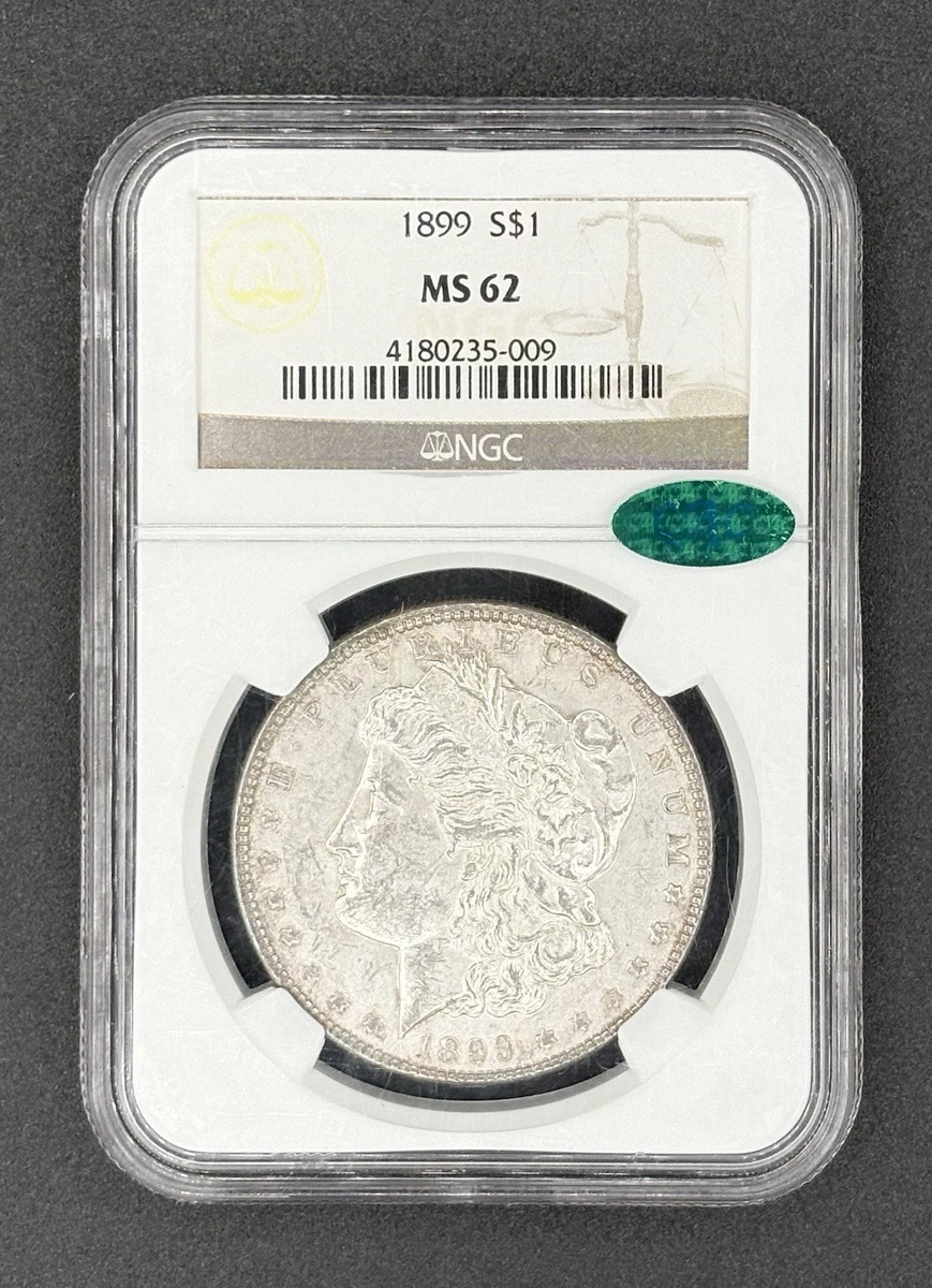 MS 62 Graded 1899 Year Morgan US Dollars (1878-1921) for sale | eBay