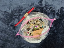 3.5 LB Mixed Costume Jewelry Lot Necklaces Bracelets Watch Beads