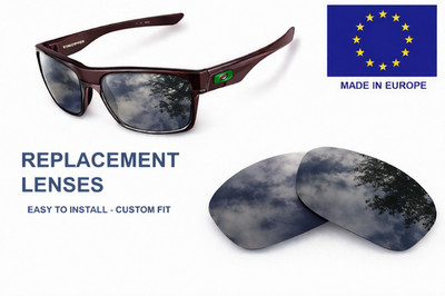 newpolar Polarized Replacement Lenses for oakley  two face 009189 black mirror