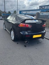 MITSUBISHI LANCER GS4 REAR BACK SPOILER GENUINE RALLY TRACK CAR IN BLACK 2009