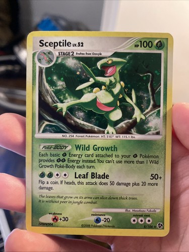 Sceptile 8/106 Great Encounters Holo MP Pokemon Card