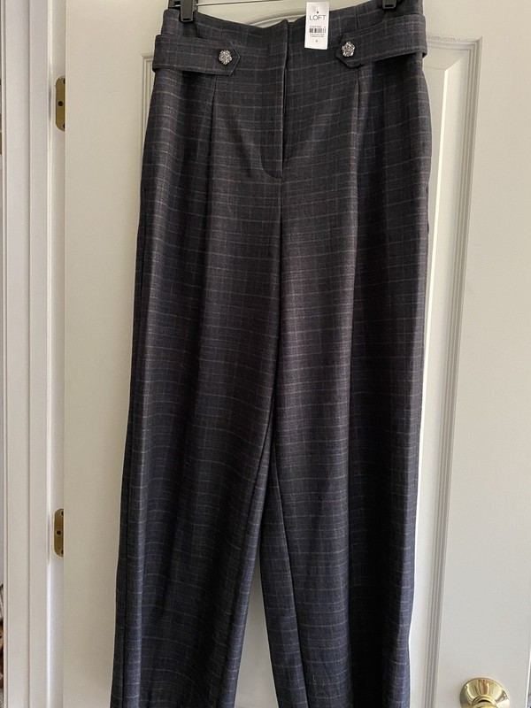 LOFT Woman's Wide Leg Dress Pants Size~ 8 NWT