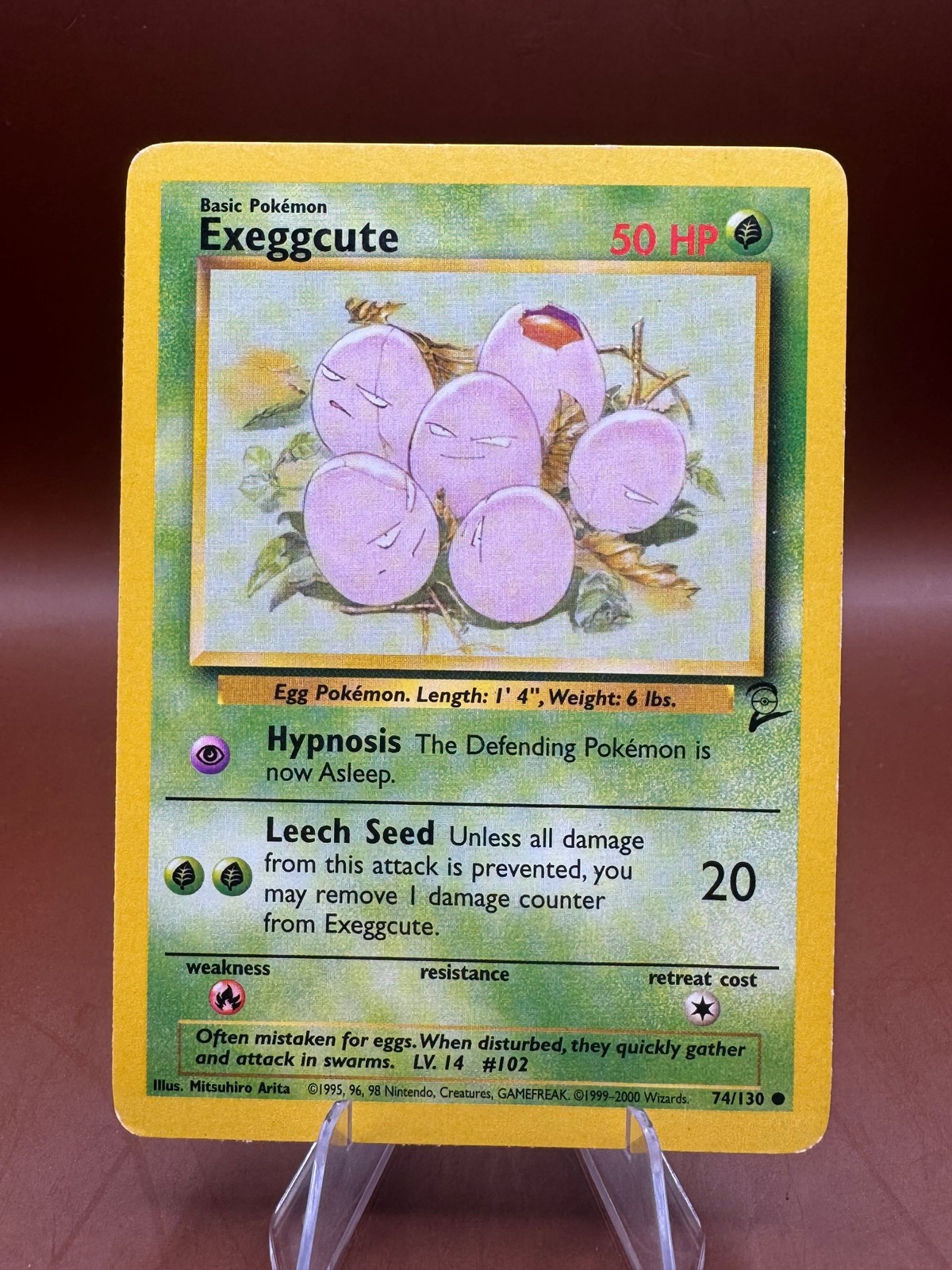 Exeggcute 074/130 Base Set 2 Pokemon TCG