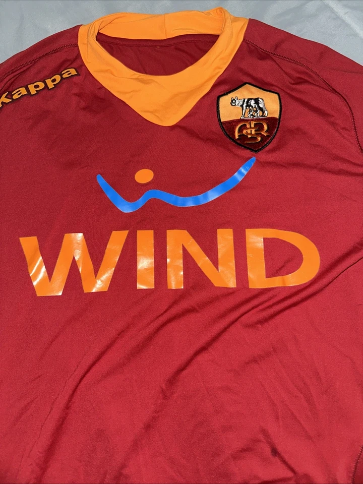Roma Home Shirt Football Shirt Size M - Image 2 of 4