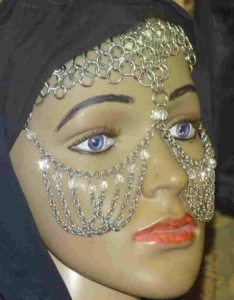 КОЛЬЧУГА И ХРУСТАЛЬНАЯ МАСКА, HOLLOWEEN, MARDI-GRAS, SCI-FI, RENFAIRE, МОДА - Изображение 2 из 2