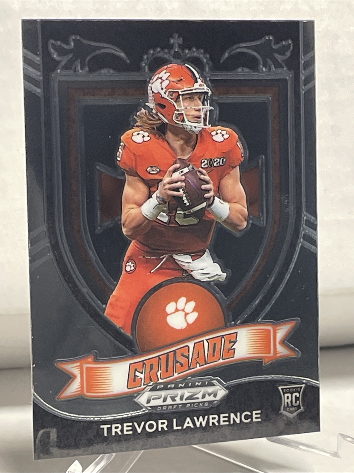 TREVOR LAWRENCE 2021 PANINI PRIZM DRAFT PICKS CRUSADE ROOKIE CARD RC! JAGUARS