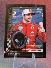 2025 Topps Chrome Formula 1 #118 Charles Leclerc F1 75th Anniversary /75