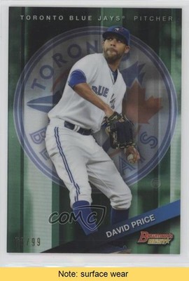 2015 Bowman's Best Green Refractor /99 David Price #94 READ 5x0