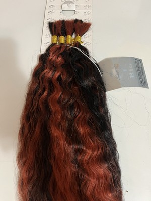 18'' Human Hair  Wet & Wavy  Bulk Micro Braid Braiding Hair