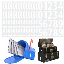 300 PCS Number Stickers, 2  Waterproof Vinyl Number Stickers Consecutive N