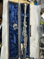 Vintage Conn Pan-American Div Metal Clarinet Complete In Case AS IS NOT TESTED