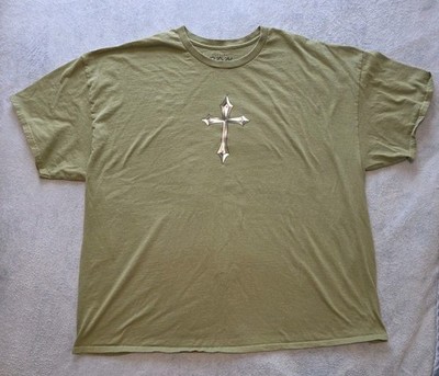 Popular Poison - Cross Holy Spirit, Green 4XL City Of Angels Forever Blessed