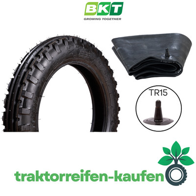 6.00-16/6PR BKT Traktorreifen AS-Front TF-8181 mit Schlauch TR15