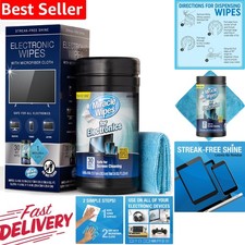 MiracleWipes: 30-Count Screen Cleaning Wipes for Smudge-Free Electronics