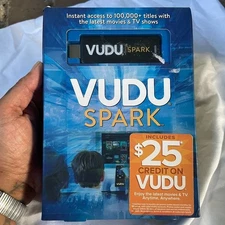 VUDU SPARK Digital Media Streamer HDMI Streaming Stick NEW
