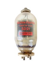 Vintage Western Electric JAN-CW-5D21 Transmitting Tetrode Vacuum Tube