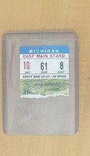 1966 Michigan State Football Michigan Ticket Stub 20-7 National Champions 10/8