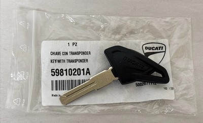 Ducati Scrambler Key W/ Transponder 2018-2024 (1) OEM #59810201A #S1178