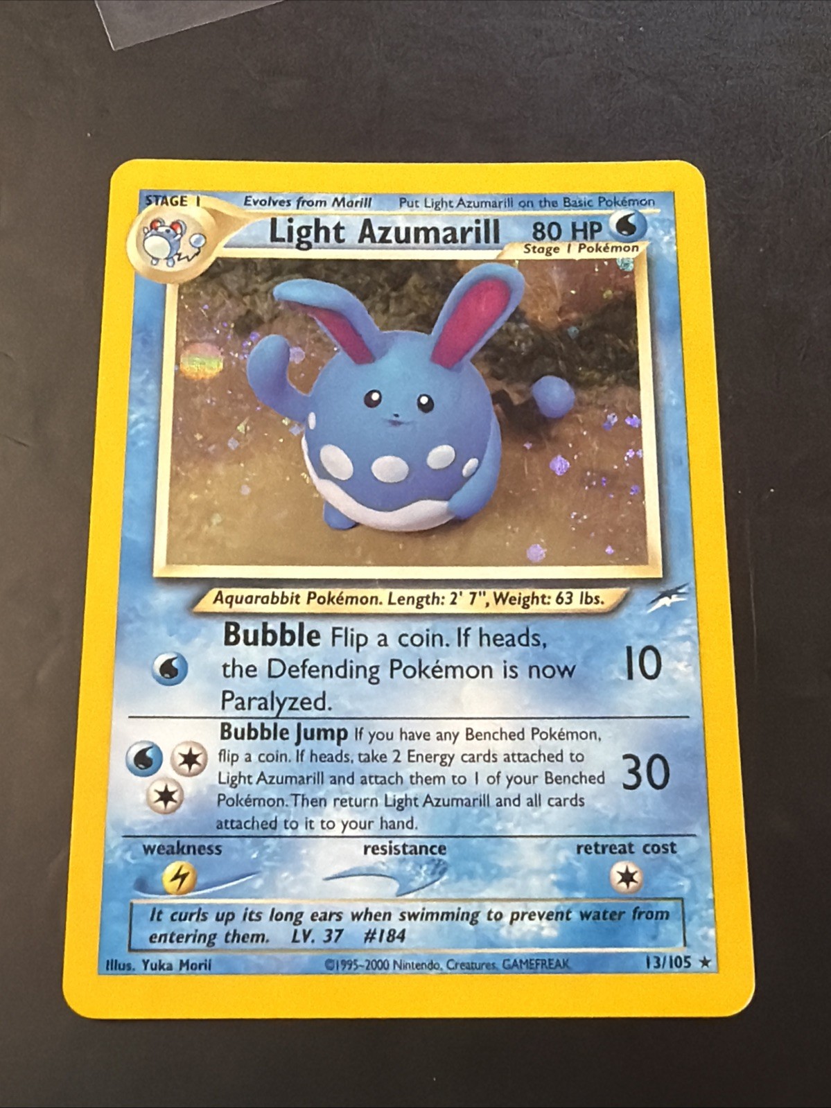 Light Azumarill 13/105 Neo Destiny Holo