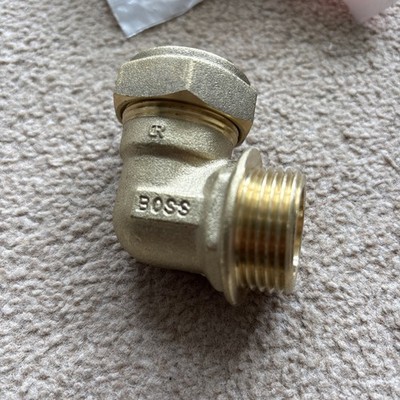Boss 28 mm Klemmbogenverschraubung Messing