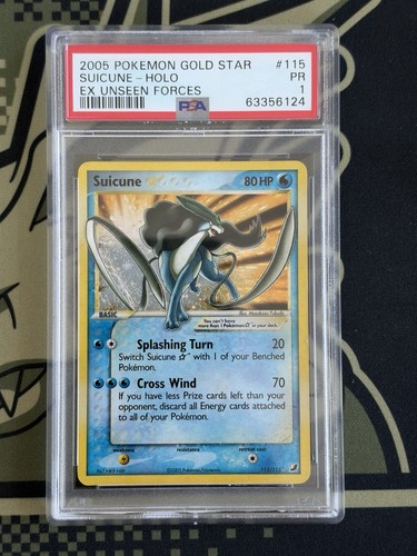 Suicune ★ graded PSA 1 for sale on eBay