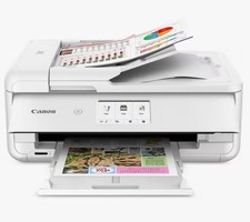 Canon All-In-One Wireless Printer PIXMA TS9551Ca A3 Wi-Fi White C Grade No Ink