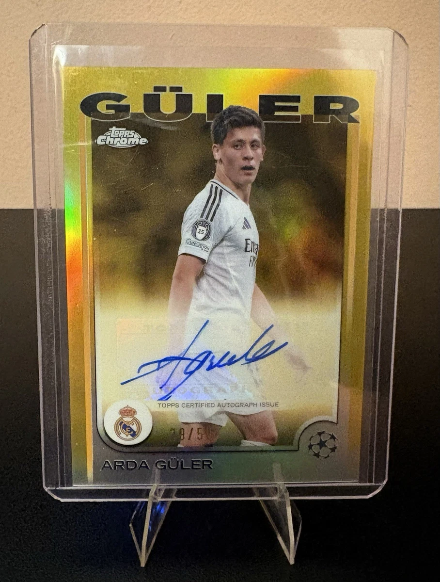 Carte ARDA GULER - Topps Living Set Euro 2024 - Turquie - Rookie RC SGC 9.5