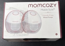 Momcozy Mobile Style Hands-Free Breast pumps-White/Pink