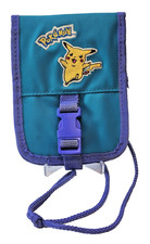 Vintage Pokemon Pikachu Game Boy Travel Carrying Case Teal & Purple
