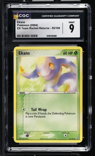 Ekans graded CGC 9 for sale on eBay